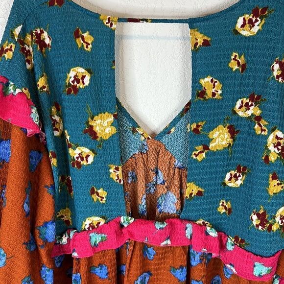 NWT Anthropologie Ruffled Sleep Mini Dress Medium - Picture 8 of 14